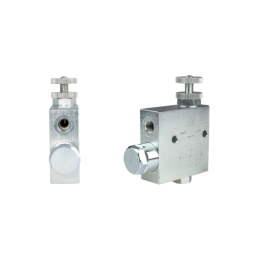 RFP3 VU srauto reguliatoriaus vožtuvo sriegis: 3/8 colio, maksimalus srautas: 60 l/min, maksimalus slėgis: 350 bar