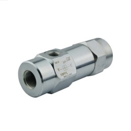 VBPSL valdomas atbulinis vožtuvas „užraktas“ vienpusio veikimo pavara, fiksavimo sriegis: 1 colis, srautas: 120 l/min, maksimalu