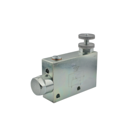 Proporcinis vožtuvas su srauto dalikliu, srauto reguliatorius VPR3, sriegis: 3/8", srautas: 60 l/min, maksimalus slėgis: 350 bar