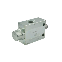 Normaliai uždarytas VF-NC V-201 mygtukinis ribojimo vožtuvas, sriegis: 3/4", srautas: 100 l, maks. slėgis: 350 bar