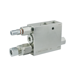 Vieno cilindro rotacinio plūgo vožtuvas VRAP80/100 sriegiams: 3/8 colio maks. slėgis: 250 bar