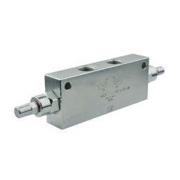 Perkrovos ir fiksavimo vožtuvas, dvipusis centrinis VBCD DE-A, sriegis: 3/4", srautas: 100 l/min, maks. slėgis: 350 bar
