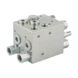 Vožtuvas rotaciniam plūgui su dviem cilindrais VRAP80/100 sriegis: 3/8 colio maks. slėgis: 230 bar