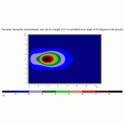 Lenkiškas darbo žibintas 12xLED 2400 LM 17W + jungtis