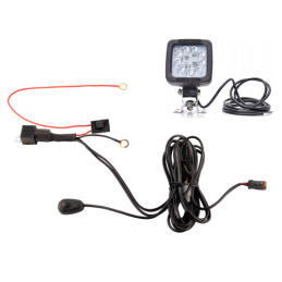 Lenkiškas darbo žibintas 9xLED 1980 LM 14.4W + jungtis