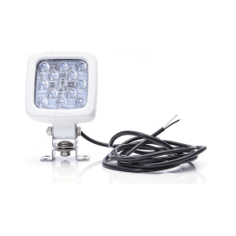 Lenkiškas darbo žibintas 12xLED 2400 LM 17W + jungtis