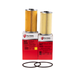 2 x Kuro filtrų komplektas Ursus U902/904 U1002/1004 traktoriui WP103 kuro filtras + WP205 kuro filtras