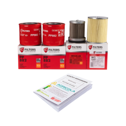 Filtrų komplektas traktoriui Ursus U1222/1224 U1604/1614 Alyvos filtras + alyvos filtro įdėklas + keltuvo alyvos filtras + servi