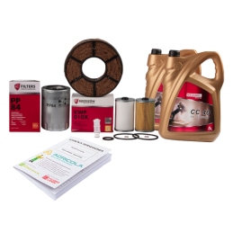 Pilnas filtrų komplektas Ursus C-360 traktoriui. Variklio alyvos filtras + kuro filtrai + kuro nuosėdų įdėklas + oro filtras + N