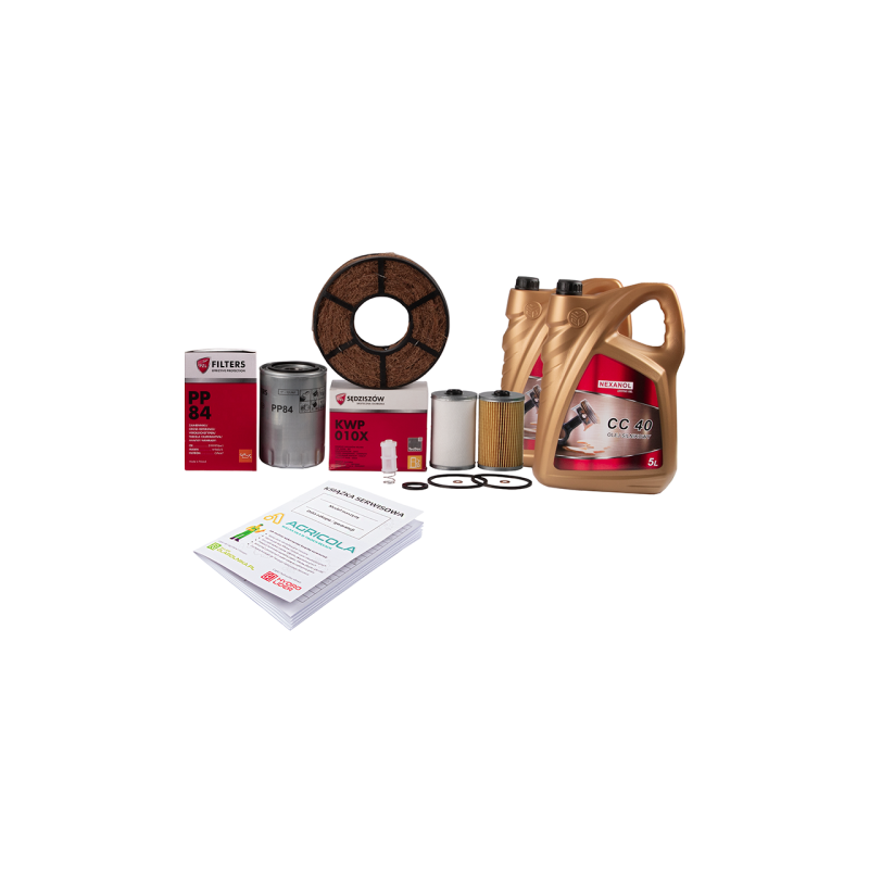 Pilnas filtrų komplektas Ursus C-360 traktoriui. Variklio alyvos filtras + kuro filtrai + kuro nuosėdų įdėklas + oro filtras + N