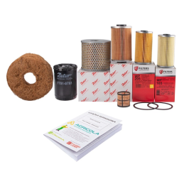Filtrų komplektas traktoriui Zetor 5211-7245 Variklio alyvos filtras + kuro filtrai + vairo stiprintuvo filtro įdėklas + hidraul