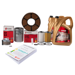 Pilnas filtrų komplektas Ursus C-360 traktoriui. Variklio alyvos filtras + kuro filtrai + kuro nuosėdų įdėklas + pakėlimo filtra