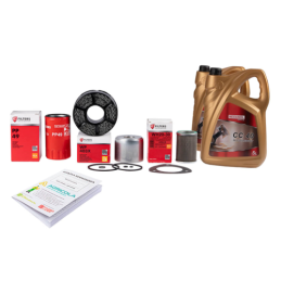 Filtrų komplektas URSUS 2812 MF 235 255 traktoriui. Variklio alyvos filtras + kuro filtras + kėlimo alyvos filtras + oro filtro 