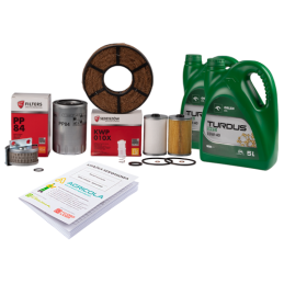 Pilnas filtrų komplektas Ursus C-360 traktoriui. Variklio alyvos filtras + kuro filtrai + kuro nusodinimo bako įdėklas + pakėlim