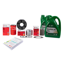 Filtrų komplektas URSUS 2812 MF 235 255 traktoriui. Variklio alyvos filtras + kuro filtras + kėlimo alyvos filtras + oro filtro 