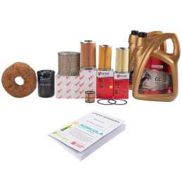 Filtrų komplektas traktoriui Zetor 5211-7245 Variklio alyvos filtras + kuro filtrai + vairo stiprintuvo filtro įdėklas + hidraul