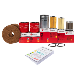 Pilnas filtrų komplektas Ursus U902/904 U1002/1004 traktoriui Alyvos filtrai + kuro filtrai + oro filtro įdėklas + keltuvo alyvo