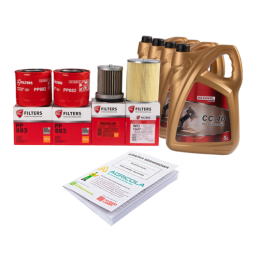 Filtrų komplektas traktoriui Ursus U1222/1224 U1604/1614 Alyvos filtras + alyvos filtro įdėklas + kėlimo alyvos filtras + NEXANO