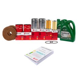 Filtrų komplektas traktoriui Ursus U902/904 U1002/1004 Alyvos filtrai + kuro filtrai + oro filtro įdėklas + TURDUS 15W40 10L var