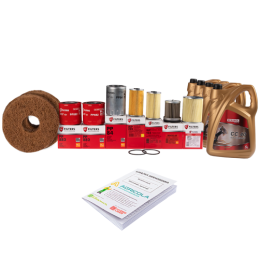 Filtrų komplektas traktoriui Ursus U1222/1224 U1604/1614 Variklio alyvos filtrai + kuro filtrai + alyvos filtro įdėklas + kėlimo