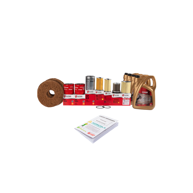 Filtrų komplektas traktoriui Ursus U1222/1224 U1604/1614 Variklio alyvos filtrai + kuro filtrai + alyvos filtro įdėklas + kėlimo