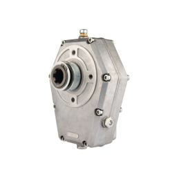 Pavarų dėžės daugiklio priedas 2 ir 3 grupių siurbliams, perdavimo skaičius: 1:3,8, galia: 20 kW, su PTO lizdu su skląsčiu