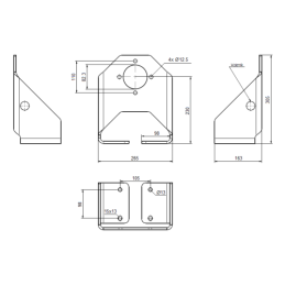 Pavarų dėžės daugiklio priedas 3 grupės siurbliams, perdavimo skaičius: 1:3,8, galia: 20 kW, komplekte yra PTO lizdas su skląsči