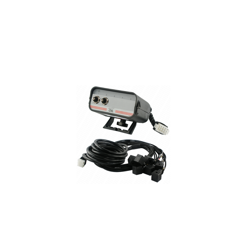 2 mygtukų valdymo skydelis su kabeliais ir kištukais 24 V hidrauliniam skirstytuvui