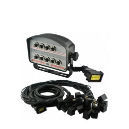 mygtukų valdymo skydelis su kabeliais ir kištukais 24 V hidrauliniam skirstytuvui