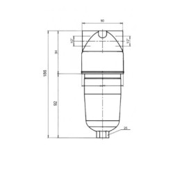 Aukšto slėgio hidraulinis filtras XTT 301 CV1 CB3 03XX