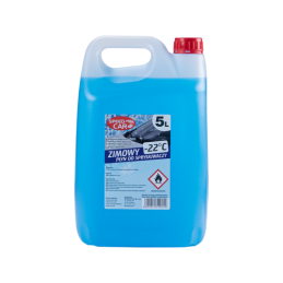 2 x 5 l žieminio priekinio stiklo plovimo skysčio su šepečiu ir grandikliu rinkinys su rankena, ilgis 380 mm