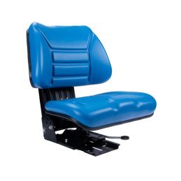 Universali padalinta PVC sėdynė traktoriams ir mašinoms, mėlyna Ursus C-330 C-360 Massey Ferguson MF 235 ir 255 Zetor