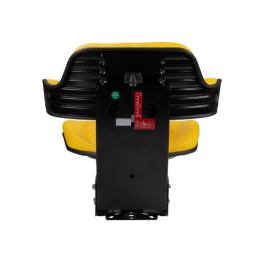 Universali padalinta sėdynė PVC su porankiu traktoriams ir mašinoms, geltona Ursus C-330 C-360 Massey Ferguson MF 235 ir 255 Zet