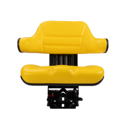 Universali padalinta sėdynė PVC su porankiu traktoriams ir mašinoms, geltona Ursus C-330 C-360 Massey Ferguson MF 235 ir 255 Zet