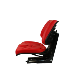 Universali padalinta sėdynė traktoriams ir mašinoms, raudona