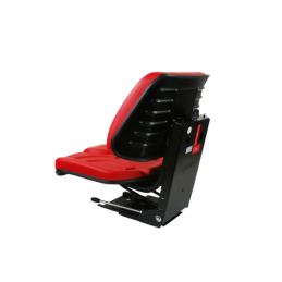Universali padalinta sėdynė traktoriams ir mašinoms, raudona