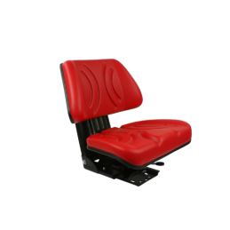 Universali padalinta sėdynė traktoriams ir mašinoms, raudona