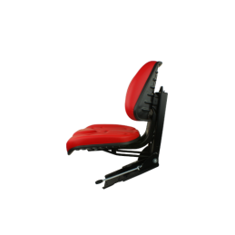 Padalinta sėdynė traktoriams ir mašinoms, raudona