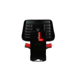 Padalinta sėdynė traktoriams ir mašinoms, raudona