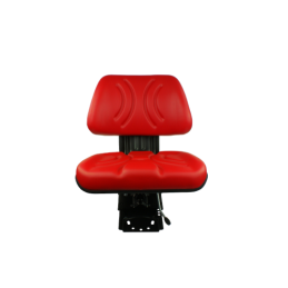 Padalinta sėdynė traktoriams ir mašinoms, raudona