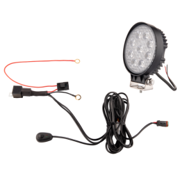 Darbo žibintas 9xLED 1430 LM 24W + jungtis