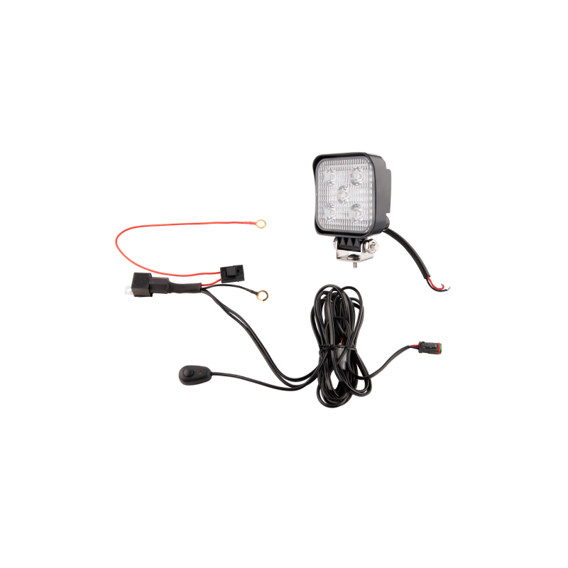 Darbo žibintas 5xLED 630 LM 12W + jungtis