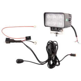 Darbo žibintas 6xLED 1100 LM 18W + jungtis