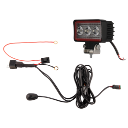 Darbo žibintas 3xLED 664 LM 7.1W + jungtis