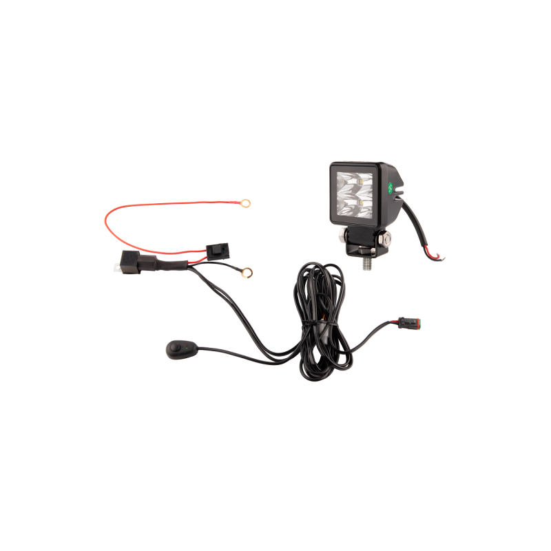 Darbo žibintas 4xLED 1800 LM 18W + jungtis