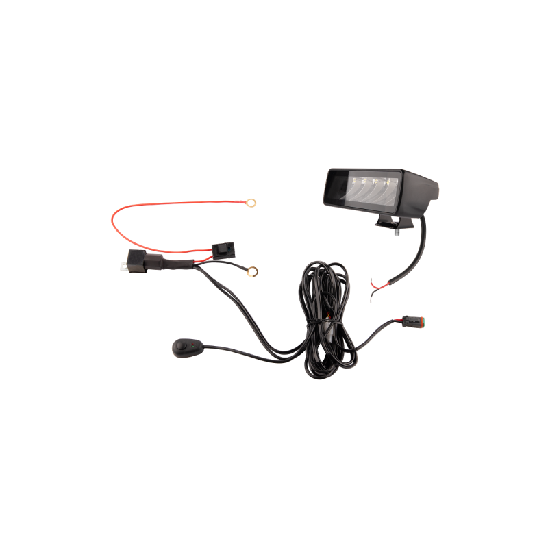 Darbo žibintas 6xLED 1200 LM 18W + jungtis