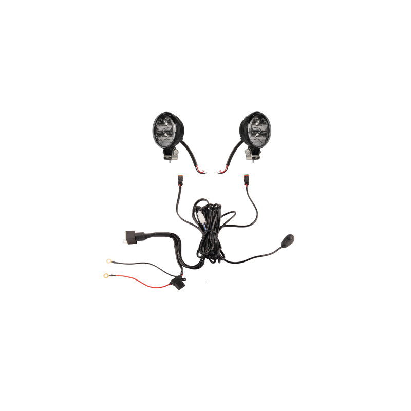 Du darbo žibintai 4xLED 700 LM 14W + jungtis