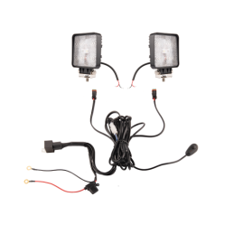 Du darbo žibintai 5xLED 500 LM 14W + jungtis