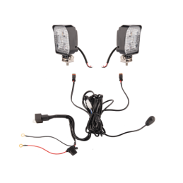 Du darbo žibintai 5xLED 630 LM 12W + jungtis