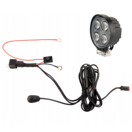 Darbo žibintas 4xLED 1600 LM 16W + jungtis